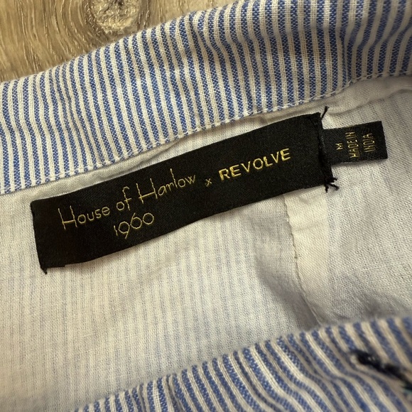 REVOLVE House of Harlow 1960 Blue embroidered Skirt Medium - Picture 6 of 10